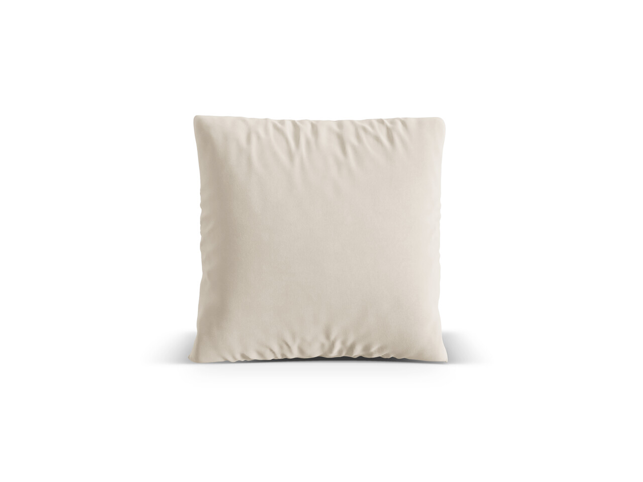 Perna decorativa, Nuria-88, Micadoni Home, 50x50 cm, catifea, bej - imagine 3